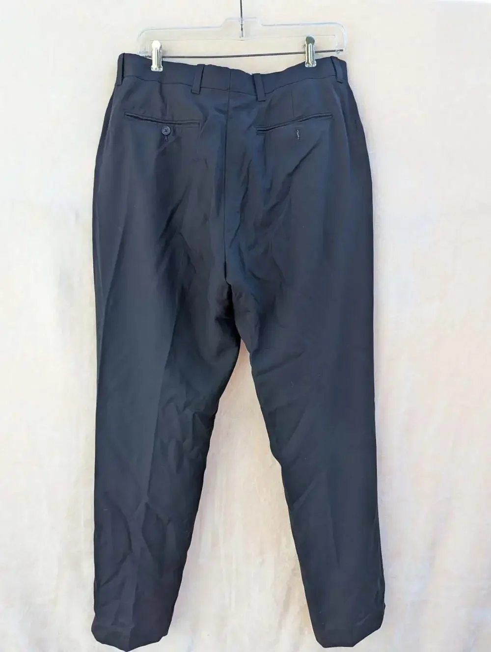 L.L.Bean Men's Classic Fit 100% Wool Dress Pants, Size 34W